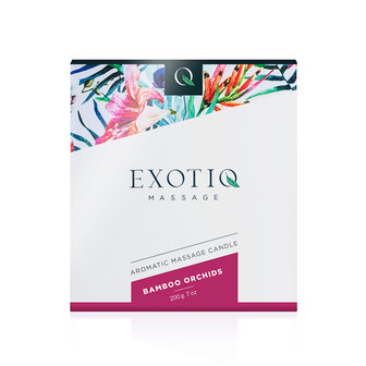 Exotiq Massagekaars Bamboe Orchidee&euml;n - 200g