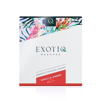 Exotiq Massagekaars Vanille Amber - 200g