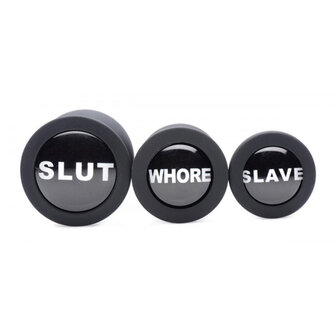 Dirty Words Buttplug Set