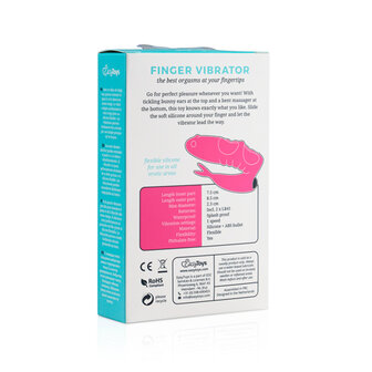 Vinger Vibrator - Zwart