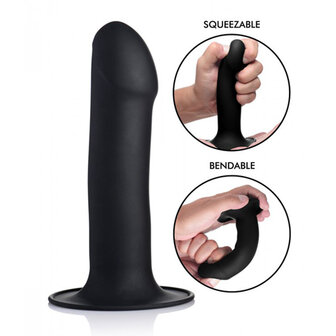 Squeeze-It Phallic Dildo - 15.5 cm