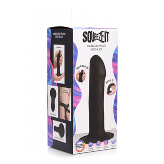 Squeeze-It Phallic Dildo - 15.5 cm