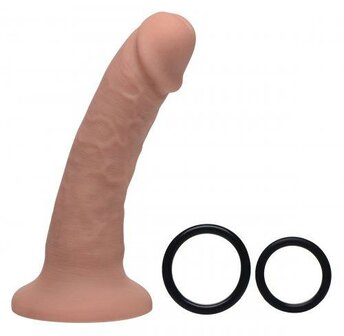 Brazen Siliconen Dildo Met Harnas - 20 cm