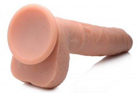 Vibrerende &amp; Stotende Realistische XL Dildo met Zuignap en Ballen -16.5 cm