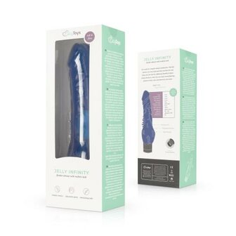 Jelly Infinity - Realistische Vibrator - Blauw