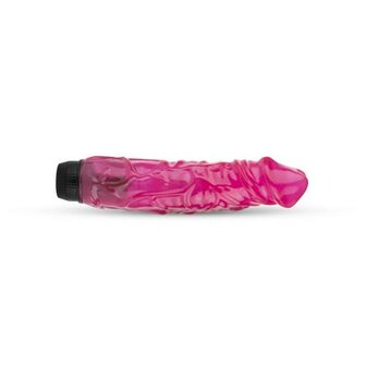 Jelly Supreme - Realistische Vibrator - Roze/Glitters