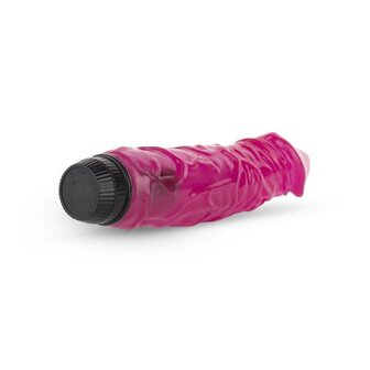 Jelly Supreme - Realistische Vibrator - Roze/Glitters