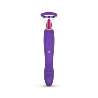 Pleasure Pump Met G-Spot Vibrator - Paars