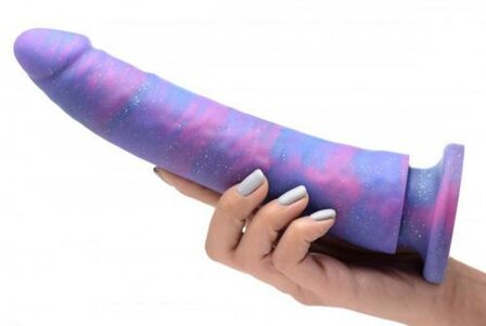 Magic Stick Siliconen Dildo Met Glitters - 24 cm