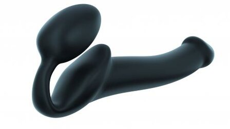 Strap On Me - Strapless Voorbind Dildo - Maat M - Zwart