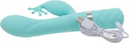 Pillow Talk - Kinky Rabbit &amp; G-Spot Vibrator - Teal