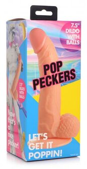 Poppin Dildo 19 cm - Beige