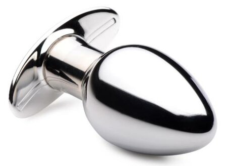 Chrome Blast Oplaadbare Buttplug Met Afstandsbediening - Groot