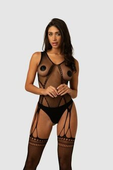 Body Met Jarretel Look Marella - Zwart