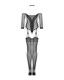 Mesh Catsuit - Zwart