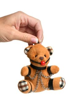 Gagged Teddy Bear Sleutelhanger