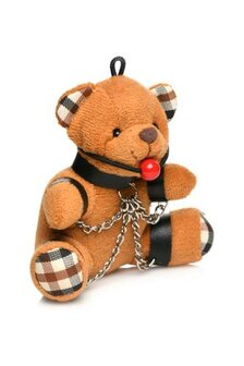 Gagged Teddy Bear Sleutelhanger