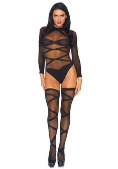 Truth Or Dare Body &amp; Kousen Set - Zwart