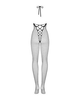 Visnet Catsuit - Zwart