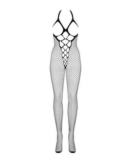 Visnet Catsuit - Zwart