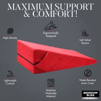 Large Love Cushion - Rood