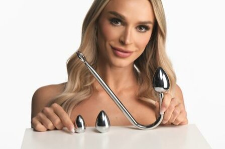 Anal Hook Trainer Set - Zilver