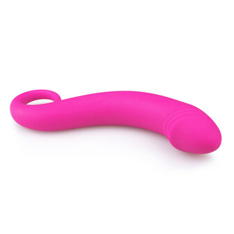 Siliconen prostaat dildo - roze