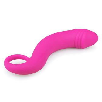 Siliconen prostaat dildo - roze