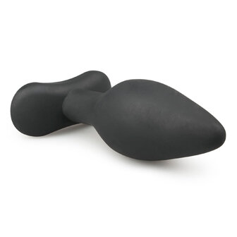 Medium Zwarte Siliconen Buttplug