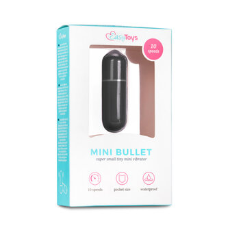 Bulletvibrator met 10 snelheden - zwart