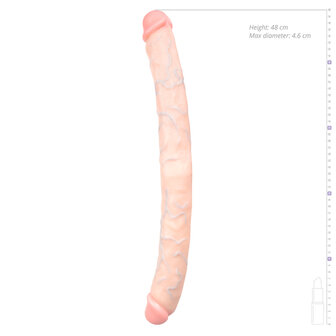 50cm dubbele dildo