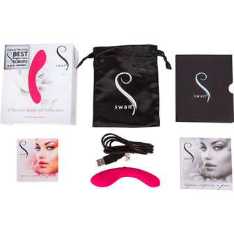 The Mini Swan Wand Vibrator - Roze