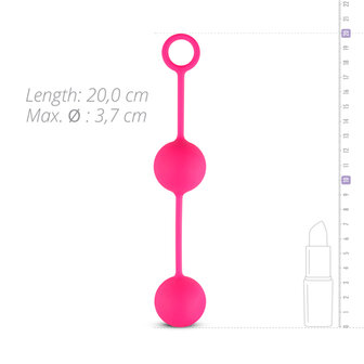 Vaginaballetjes Met Contragewicht - Roze