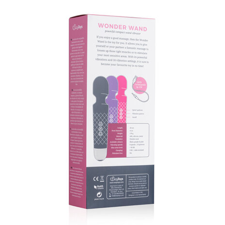 EasyToys Mini Wand Vibrator - Paars