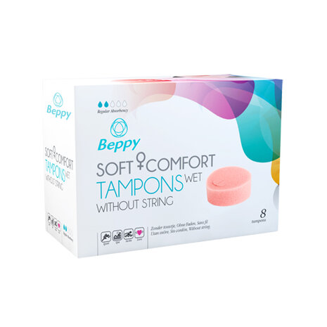 Beppy Soft + Comfort Tampons WET - 8 stuks