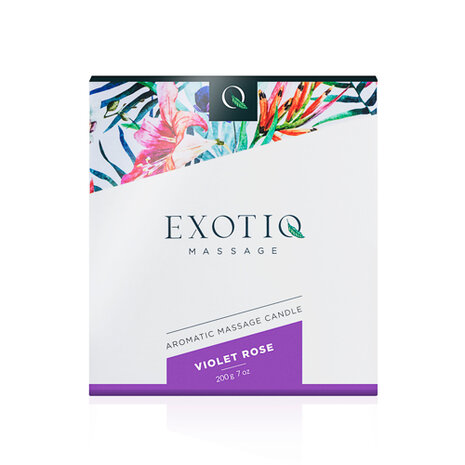 Exotiq Massagekaars Violet Rose - 200g