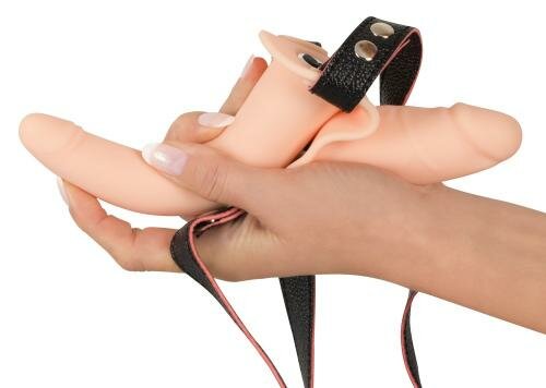Strap-On Met Dubbele Vibrerende Dildo