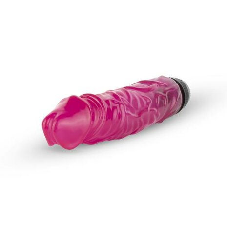 Jelly Supreme - Realistische Vibrator - Roze/Glitters