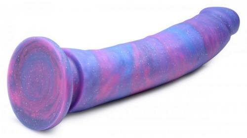 Magic Stick Siliconen Dildo Met Glitters - 24 cm