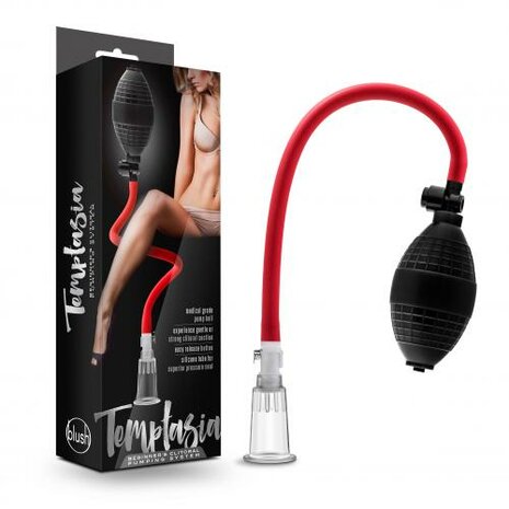 Temptasia - Clitoris/ Tepel Vacuüm Zuiger Met Knijpbal Systeem