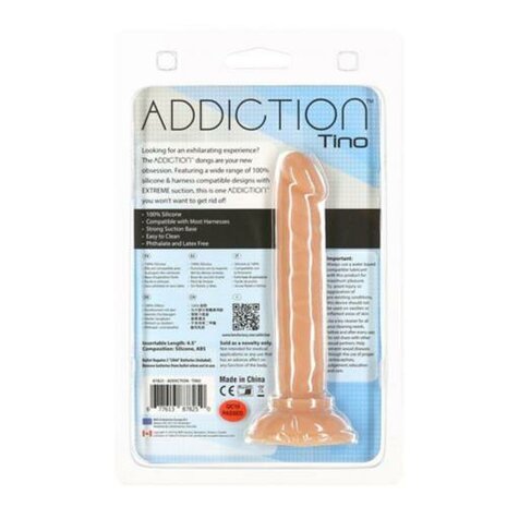 Addiction -  Tino Siliconen Dildo - 13 cm