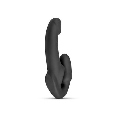 No-Parts - Morgan Strapless Strapon Dildo 22 cm - Zwart