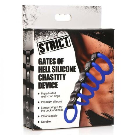 Gates of Hell Chastity Device- Zwart