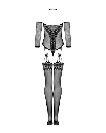 Mesh Catsuit - Zwart