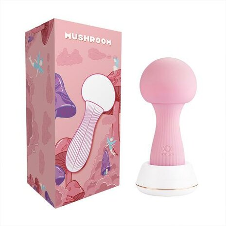 OTOUCH - Mushroom Siliconen Wand Vibrator - Roze