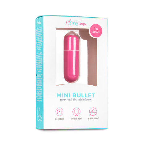 Bullet vibrator met 10 snelheden - roze