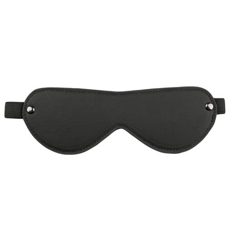 Leren oogmasker