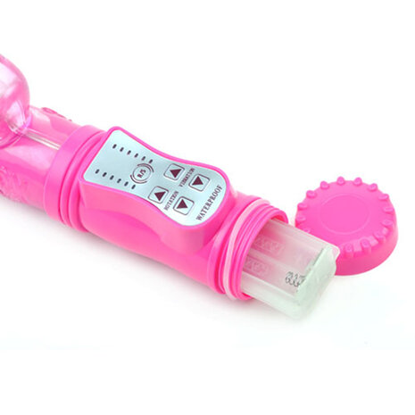 EasyToys Stotende Rabbit Vibrator - Roze