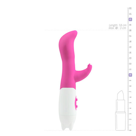 Siliconen vibrator 10 standen - Roze